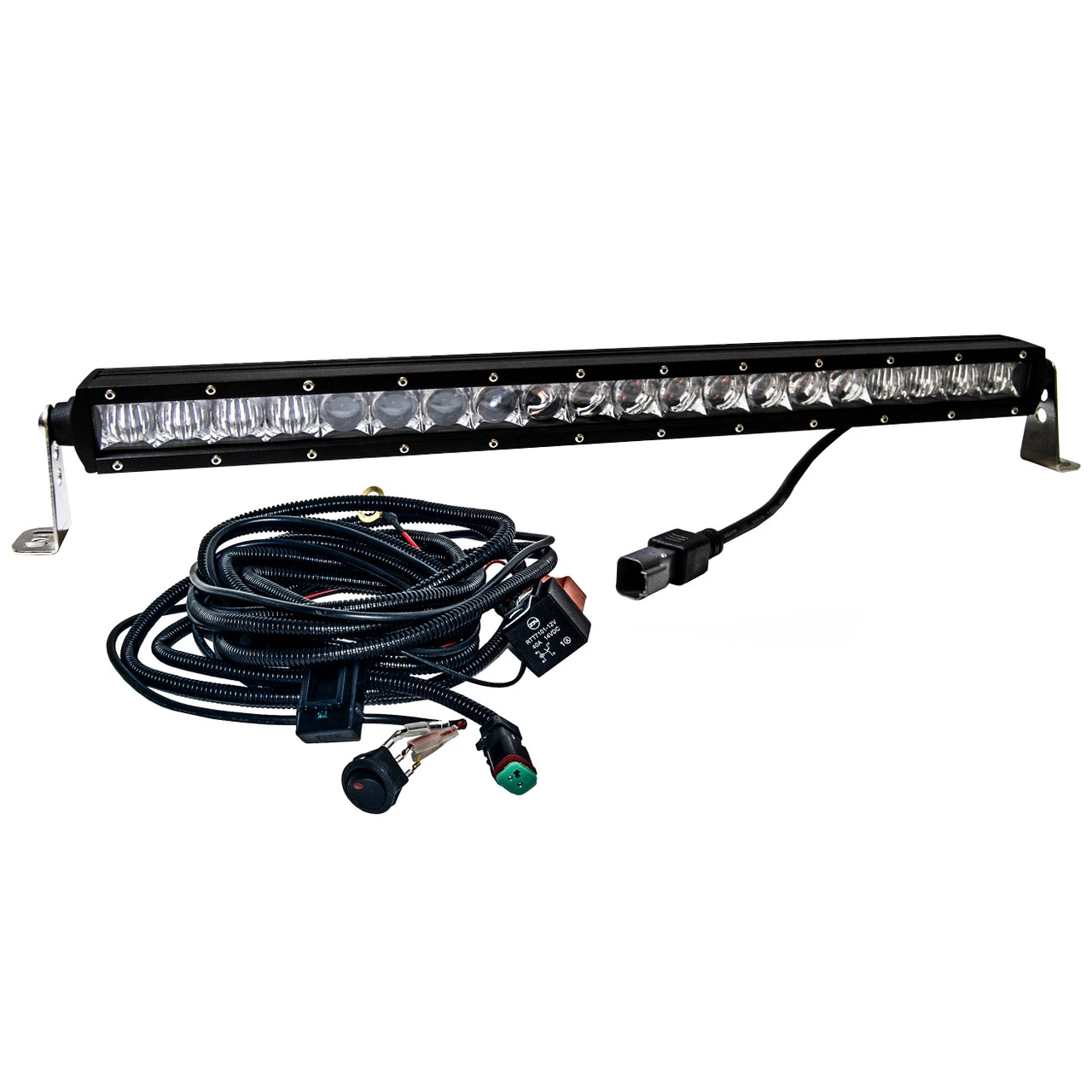 S4D 20 Inch OZ-USA® Single Row LED Light Bar 4D Reflectors Spot Flood Combo Beam Off Road 4x4 4WD Truck 5 S4D 20 Inch OZ-USA® Single Row LED Light Bar 4D Reflectors Spot Flood Combo Beam Off Road 4x4 4WD Truck - Image 5