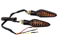 Front & Rear White Red Amber Dual Color LED Running Light Turn Signal Smoke Lens 12 Volts Motorcycle Universal Blinker -Oz 10 11329.1558485171