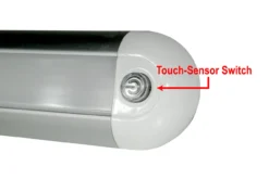 12" White Blue Dual Color Changing LED Dome Night Light Touch Sensor Switch Lighting Fixture Marine RV Motorhome Camper Utility Van 12v 24v Semi Truck Travel Trailer Boat Aircraft Overland Interior Exterior Cabinet Waterproof -Oz 10 12067.1556251000