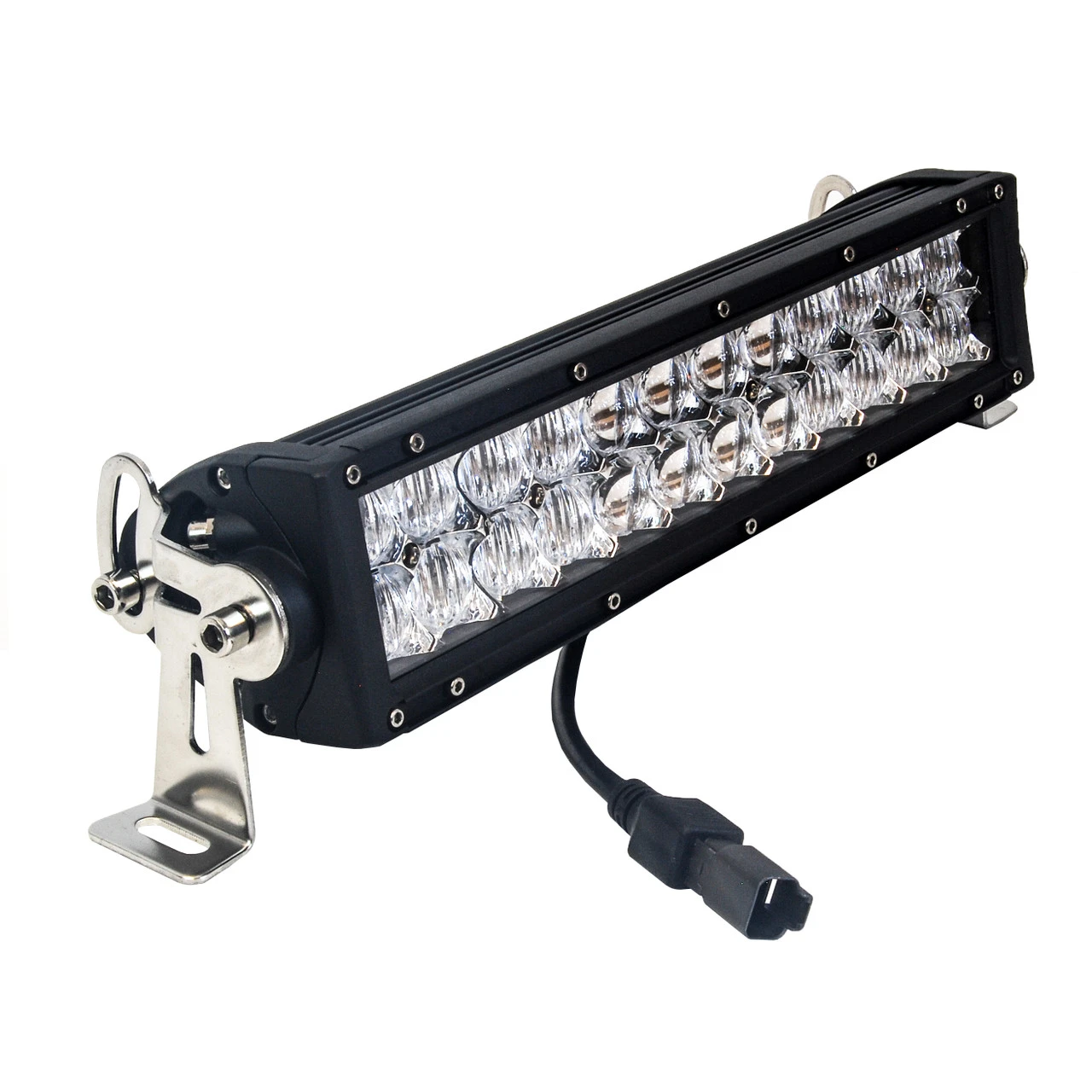 14" OZ-USA® 4D Optic Lens 72W LED Lightbar Combo Beam Plug And Play Harness For Off-road 4x4 Truck UTV 12V-24V 5 14" OZ-USA® 4D Optic Lens 72W LED Lightbar Combo Beam Plug And Play Harness For Off-road 4x4 Truck UTV 12V-24V - Image 5