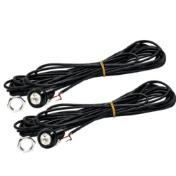 5/8 Inch Black 22mm Bolt Beam Green LED With 20ft. AWG #26 Wire 13 5/8 Inch Black 22mm Bolt Beam Green LED With 20ft. AWG #26 Wire -Oz 10a 92365.1686442148