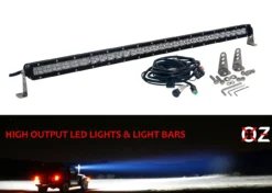 S4D 30 Inch OZ-USA® Single Row LED Light Bar 4D Reflectors Spot Flood Combo Off-Road 4x4 4WD Race Truck -Oz 11 50662.1607044421