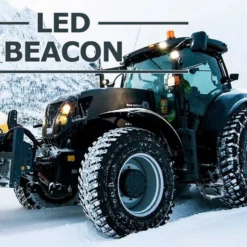 48" 360° Series Dual Row LED Lightbar Tail/Brake Light Turn Signal Function+ Amber LED Directional Beacon Warning Light For Emergency Construction Vehicles Tow Truck 12V 24V -Oz 11 51785.1698104395