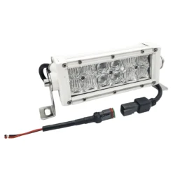 8" White 4D Series OZ-USA® 36w LED Light Bar Combo Beam Plug And Play Harness For Marine Boat Fishing Vessel 12v-24v -Oz 11 52732.1603496771