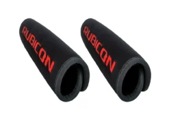 Rubicon Logo Black Neoprene Automotive Jeep Seat Belt Covers Safety Shoulder Pad Travel Bag Straps