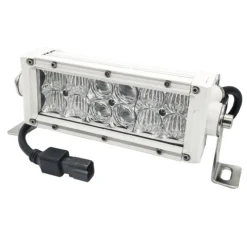 8" White 4D Series OZ-USA® 36w LED Light Bar Combo Beam Plug And Play Harness For Marine Boat Fishing Vessel 12v-24v -Oz 12 66368.1603496767