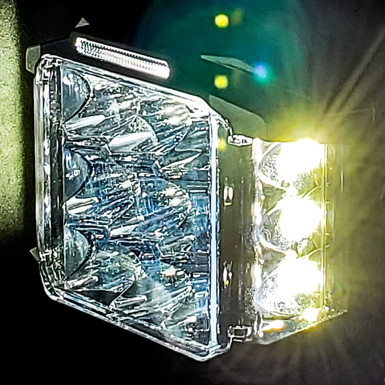 120W Bumper Lights 180° Beam Pattern Side Emitting LED With Power Busbar Wire Harness Kit Compatible With 2018-2023 Can-Am Maverick X3 Defender 7 120W Bumper Lights 180° Beam Pattern Side Emitting LED With Power Busbar Wire Harness Kit Compatible With 2018-2023 Can-Am Maverick X3 Defender - Image 7