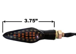 Front & Rear White Red Amber Dual Color LED Running Light Turn Signal Smoke Lens 12 Volts Motorcycle Universal Blinker -Oz 13 49471.1558485172