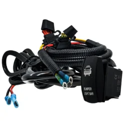 10 Ft. Power Busbar Distribution Block Wire Harness Kit With On/Off Rocker Switch For Bumper Lightbar Compatible With 2018-2023 Can-Am Maverick X3 Max RS Turbo RR Sport Trail Defender -Oz 14 73345.1684431978