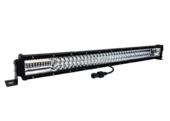 DL-Series 32" Amber White Dual Color Changing LED Light Bar Harness Anti-theft Security Bolt Flashing Emergency Driving Fog Spot Light Offroad SUV Truck Marine Agricultural And Heavy Equipment 12 - 32 Volts -Oz 14 94327.1520660594