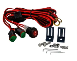 T4 Series 5" Triple Row OZ-USA® 12w LED Light Bar Wide Angle Flood Beam Driving Fog Lights With Wiring Harness And Switch For Off Road SUV ATV Truck Boat Marine Vessels Agriculture And Heavy Equipment Vehicle. (1 Pair) -Oz 15 60802.1623282840