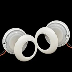 Set Of 2 Surface Mount 3" Round Dome Light White LED 6000K Interior Exterior Waterproof 12v 24v Marine RV Truck Trailer -Oz 17 02555.1613698271