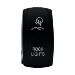 ROCK LIGHTS OZ-USA® On/off Rocker Switch 5-Pin SPST Laser-Etch Blue LED Backlit For Truck SUV Off-road RZR Polaris Can-Am UTV