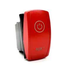 AUX 1 On/Off Red Rocker Switch Accessory Auxiliary Lights 4-Pin For Trucks UTV Golf Carts RV Boats Compatible With Polaris RZR Can-Am YXZ Pioneer Dash Panels -Oz 1B 13278.1700874757