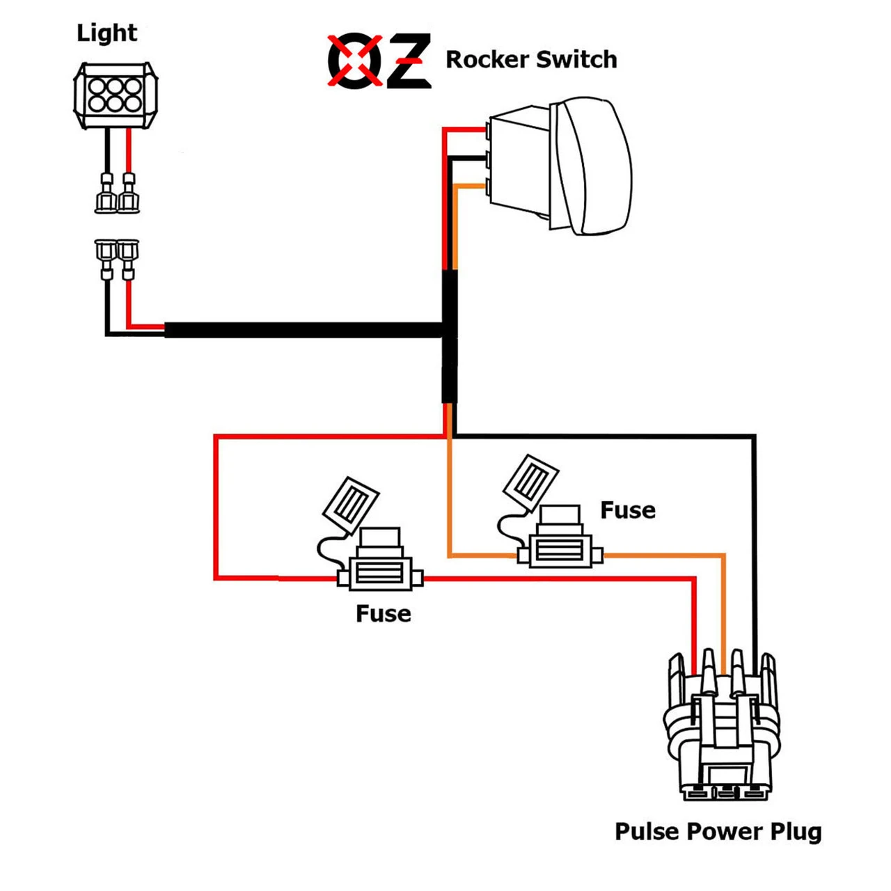 Pulse Power Bus Bar Plug & Play Wire Harness With On/Off Rocker Switch For DOME Lights Compatible With 2024 Polaris XPEDITION XP ADV Ultimate Northstar Premium 4 Pulse Power Bus Bar Plug & Play Wire Harness With On/Off Rocker Switch For DOME Lights Compatible With 2024 Polaris XPEDITION XP ADV Ultimate Northstar Premium - Image 4