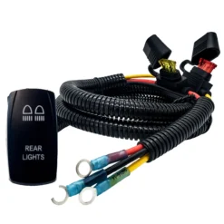 6' Power Busbar Distribution Block Wire Harness With On/Off Rocker Switch For Rear Chase Lights Compatible With 2018-2023 Can-Am Maverick X3 Max RS Turbo RR Sport Trail Defender 6 6' Power Busbar Distribution Block Wire Harness With On/Off Rocker Switch For Rear Chase Lights Compatible With 2018-2023 Can-Am Maverick X3 Max RS Turbo RR Sport Trail Defender -Oz 1 02909.1681502539