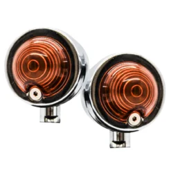 Panhead Chrome Turn Signal Universal Cruiser Chopper Custom Bobber Cafe Racer Xl