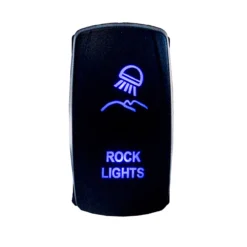 ROCK LIGHTS OZ-USA® On/off Rocker Switch 5-Pin SPST Laser-Etch Blue LED Backlit For Truck SUV Off-road RZR Polaris Can-Am UTV -Oz 1 45274.1591742710