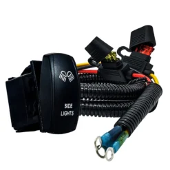 6' Power Busbar Distribution Block Wire Harness With On/Off Rocker Switch For LED Side Lights Compatible With 2018-2023 Can-Am Maverick X3 Max RS Turbo RR Sport Trail Defender -Oz 1 48195.1684368549