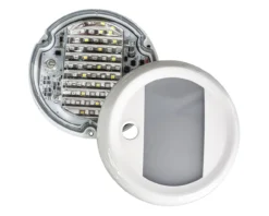 5" Round Red White Blue LED Color Changing Dimmable Dome Light Touch Sensor Switch Lighting Fixture Interior Exterior Marine RV Truck Boat Wheelhouse Trailer 12v 24v -Oz 1 59606.1623711997