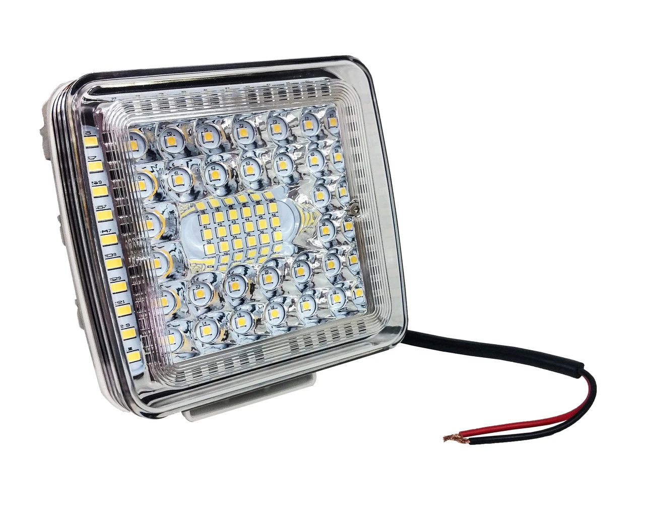 White 4" High Output 360° Osram LED Work Lights Driving Offroad Truck Marine Boat Trailer SUV ATV Combo Beam 12 - 32 Volts 3 White 4" High Output 360° Osram LED Work Lights Driving Offroad Truck Marine Boat Trailer SUV ATV Combo Beam 12 - 32 Volts - Image 3