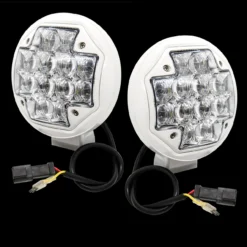White 5" LED Spot Beam Fog Light 12v 24v RV Marine Boat Docking Off Highway Road Truck 4x4 -Oz 1 66069.1614296956