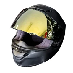 Gold Mirror Finished Motorcycle Helmet Visor Pinlock-Ready Tinted Shield Compatible With CW-1 Qwest RF1100 X-12 RF XR X-spirit 2 RF-1100 CW1 Helmet -Oz 1 85852.1630531085