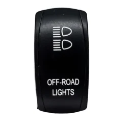OFF ROAD Lights OZ-USA® On/Off Rocker Switch 5-Pin SPST Laser Etch Blue LED For Truck SUV UTV Polaris RZR XP Can-Am RV