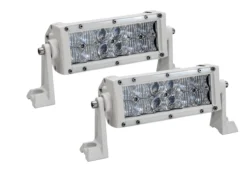 1 Pair OZ-USA® 4D-Series Marine-Grade White 8-Inch LED Light Bar Combo Beam Off-road Marine Fishing Vessel 12 - 24 Volts -Oz 1a 53046.1510875566