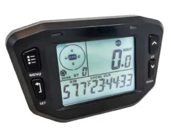 GPS Speedometer Voltmeter Temperature Gauge With Suction Cup Mount 12v-24v -Oz 22 67014.1652374623