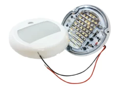 5" Round Red White Blue LED Color Changing Dimmable Dome Light Touch Sensor Switch Lighting Fixture Interior Exterior Marine RV Truck Boat Wheelhouse Trailer 12v 24v -Oz 26 32386.1623712037