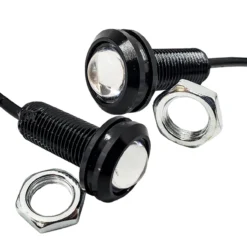 5/8 Inch Black 22mm Bolt Beam Green LED With 20ft. AWG #26 Wire 12 5/8 Inch Black 22mm Bolt Beam Green LED With 20ft. AWG #26 Wire -Oz 2A 22471.1686441181