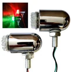 Boat LED Navigational Lights OZ-USA® Red Portside Green Starboard Side Lights Pontoon Sailboat -Oz 2A 86144.1612999541