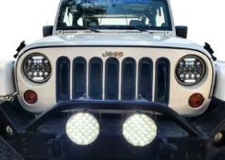 7" JEEP HEADLIGHT 75w Phillips LED H4 H13 DRL HI/LO DUAL BEAM JK TJ CJ Hummer H1 H2 14 7" JEEP HEADLIGHT 75w Phillips LED H4 H13 DRL HI/LO DUAL BEAM JK TJ CJ Hummer H1 H2 -Oz 2A 99701.1608684656