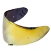 Gold Mirror Finished Motorcycle Helmet Visor Pinlock-Ready Tinted Shield Compatible With CW-1 Qwest RF1100 X-12 RF XR X-spirit 2 RF-1100 CW1 Helmet