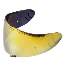Gold Mirror Finished Motorcycle Helmet Visor Pinlock-Ready Tinted Shield Compatible With CW-1 Qwest RF1100 X-12 RF XR X-spirit 2 RF-1100 CW1 Helmet
