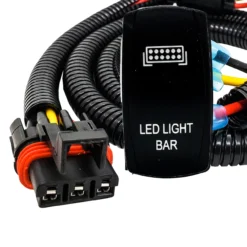 Pulse Power Bus Bar Plug With On/Off Rocker Switch Wire Kit For LED Lightbar Compatible With 2024 Polaris XPEDITION XP ADV Ultimate Northstar Premium -Oz 2 06123.1691780405