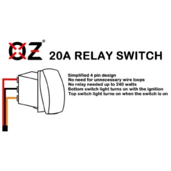 FAN On/Off Red Rocker Switch With Power Distribution Block Wire Harness Compatible With 2018-2023 Can-Am Maverick X3 Max RS Turbo RR Sport Trail Defender 9 FAN On/Off Red Rocker Switch With Power Distribution Block Wire Harness Compatible With 2018-2023 Can-Am Maverick X3 Max RS Turbo RR Sport Trail Defender -Oz 2 06862.1693085368