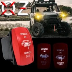 Winch In/Out Red Rocker Switch With Pulse Power Bus Bar Plug Wire Kit Compatible With 2024 Polaris XPEDITION XP ADV Ultimate Northstar Premium -Oz 2 13178.1698179403