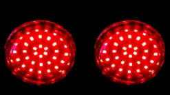 Black Out Red LED Turn Signal Running Light Insert Harley Bullet 1157 Bulb FL FX XL Smoke Lens Touring Dyna Softail Sportster Street Road Electra Glide -Oz 2 15445.1506467339