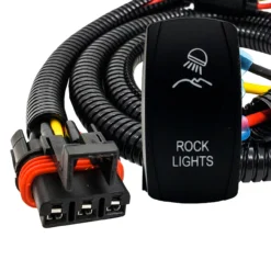 Amber LED Rock Light Kit 5/8 Inch Bolt Beam Plug & Play Power Bus Bar Wire Harness Compatible With Polaris Pulse RZR Pro Ranger Crew XP 2018-2023 -Oz 2 25665.1690588943