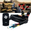 Power Busbar Distribution Block Auxiliary Fan Wire Harness With On/Off Rocker Switch Compatible With 2018-2023 Can-Am Maverick X3 Max RS Turbo RR Sport Trail Defender