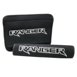 Ranger Logo Black Neoprene Automotive Seat Belt Shoulder Pads Safety Shoulder Pad Travel Bag Straps