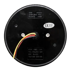 5 Inch Round Red Lens LED Tail Brake Light Surface Mount For Trailer Toy Hauler RV 12V 24V 6 5 Inch Round Red Lens LED Tail Brake Light Surface Mount For Trailer Toy Hauler RV 12V 24V -Oz 2 62297.1622936614