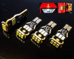 4 Pc. Canbus Xenon White Interior 9 SMD T15 921 912 Replacement Bulbs 3rd Brake Lamp Cargo Back-up Reverse Light -Oz 2 66259.1557936796