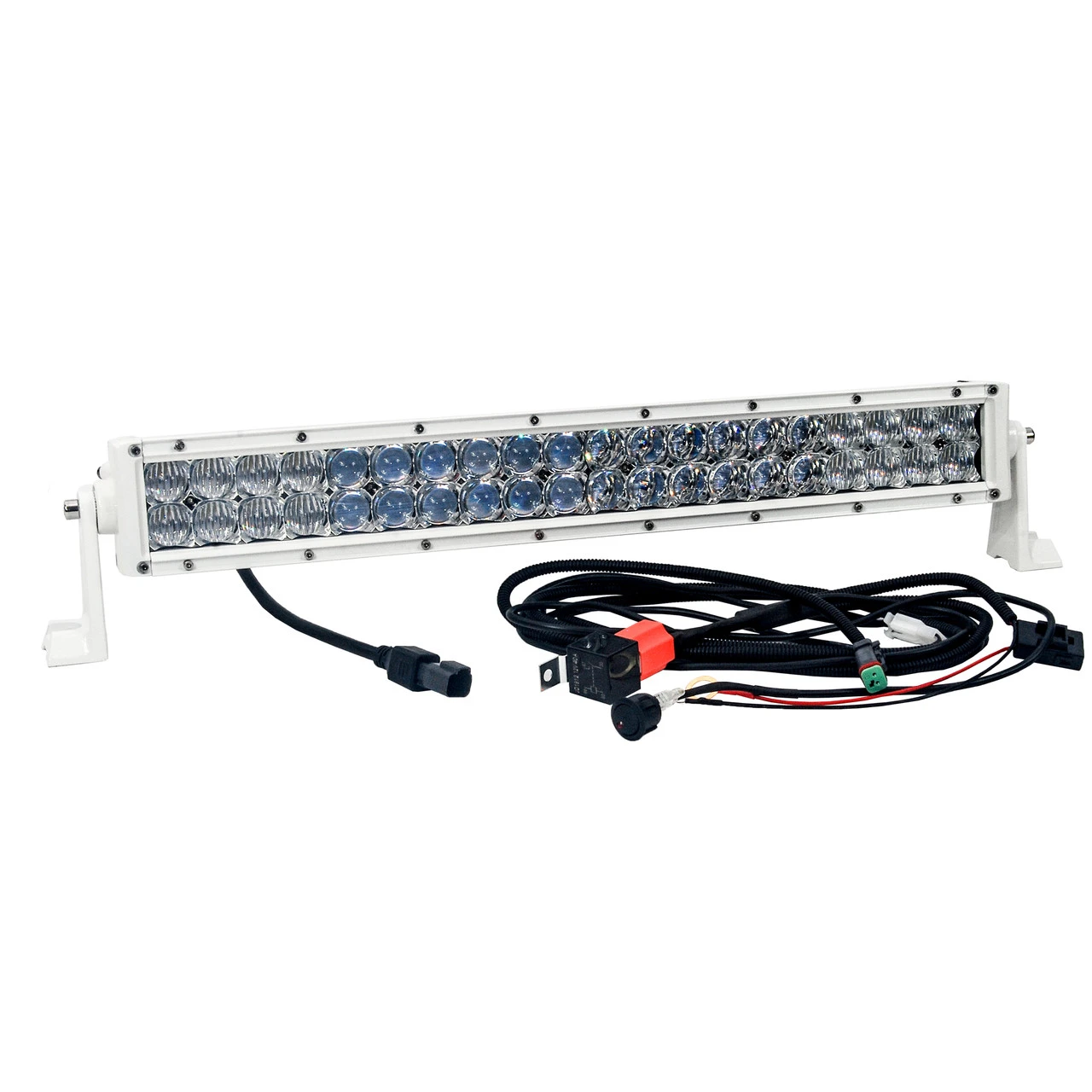 22" White OZ-USA® 4D Series Marine-Grade LED Light Bar Spot Flood Combo Beam Plug And Play Harness For Off-road Truck Fishing Vessels Boat RV 1 22" White OZ-USA® 4D Series Marine-Grade LED Light Bar Spot Flood Combo Beam Plug And Play Harness For Off-road Truck Fishing Vessels Boat RV