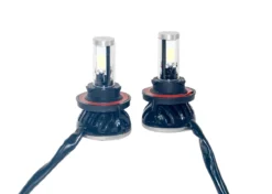 H13 Hi/Lo Cree LED Headlight Kit By OZ-USA® 40W 4-Sided Head Light Dual Beam 4000LM Xenon White 6000K . Changeable Yellow & Blue Glass Tubes Included. -Oz 2 71036.1460498251