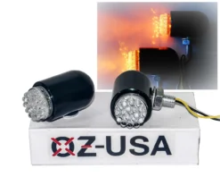 Motorcycle OZ-USA® Running Light Turn Signal Dual Intensity Amber LED Front Black Custom Chrome Cruiser 12V 14 Motorcycle OZ-USA® Running Light Turn Signal Dual Intensity Amber LED Front Black Custom Chrome Cruiser 12V -Oz 2 89707.1556070799