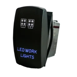 Work Light On/Off Rocker Switch 5-Pin SPST OZ-USA® Laser Etch Blue LED Truck SUV Offroad UTV Can-Am -Oz 2 96790.1642456650