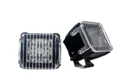 DRL POD 3" Rear 20W High Intensity White LED Light + Red Low Intensity Reverse Back-up Light With Wiring Harness Kit For Off Road Trucks Motorcycles Heavy Equipment Vehicles 12V 24V -Oz 2a 94486.1491600782